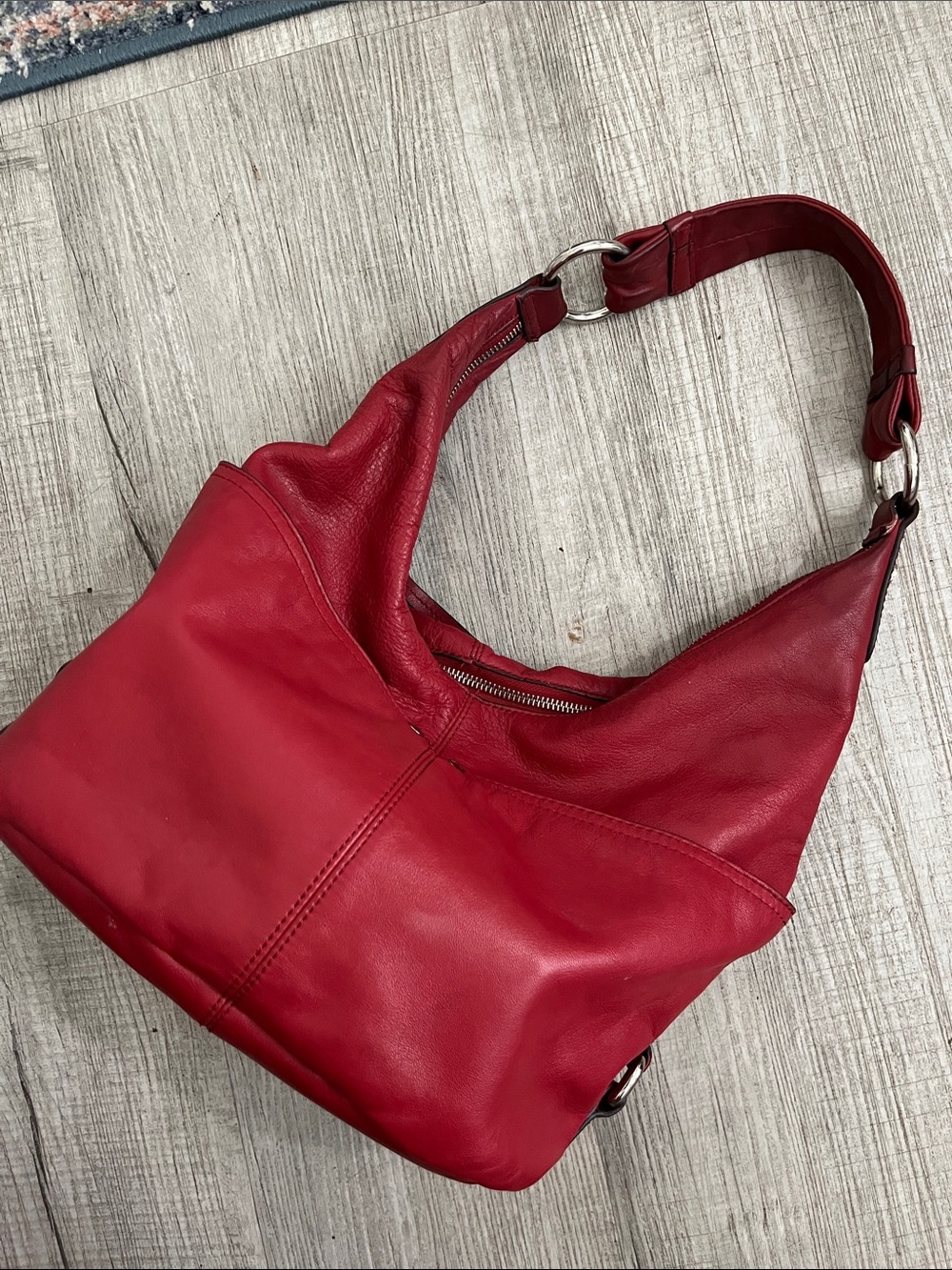 Tignanello Leather Shoulder Bag